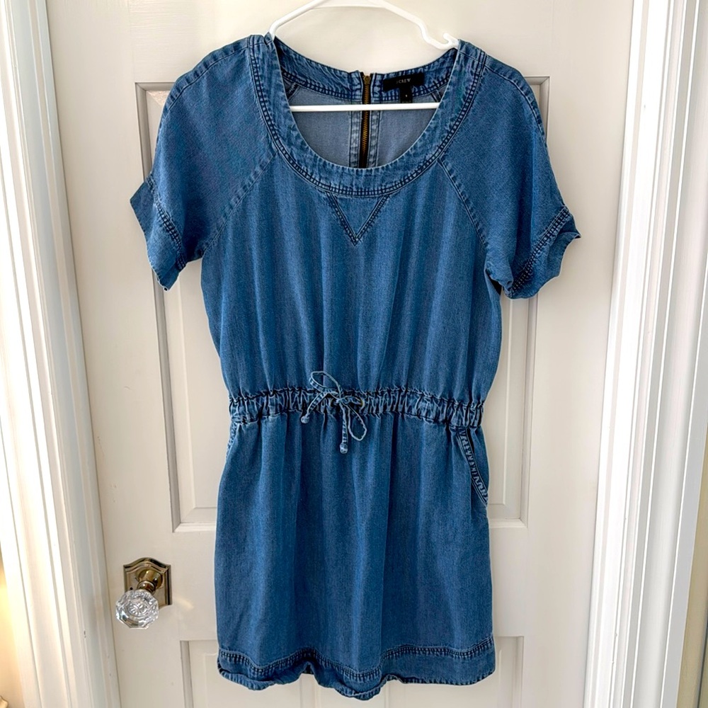 J. Crew denim dress, size small